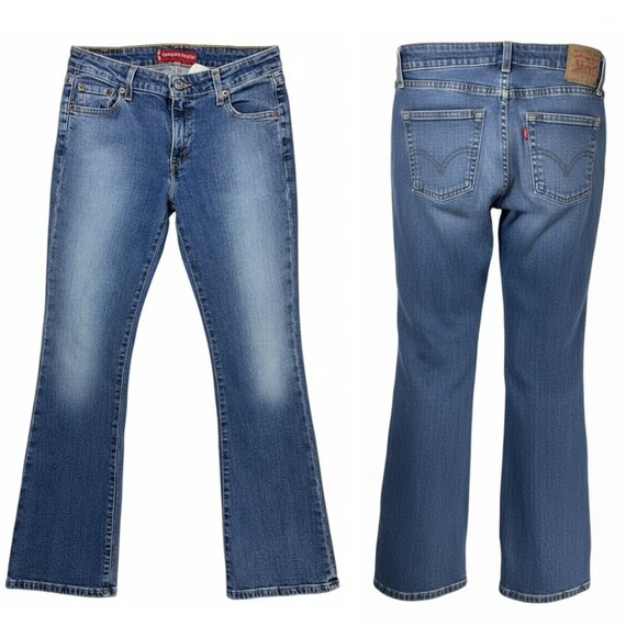 VintageLevi’s 518 Superlow Bootcut Jeans Y2K Britney Era, Women’s Petite 7 - Picture 1 of 8